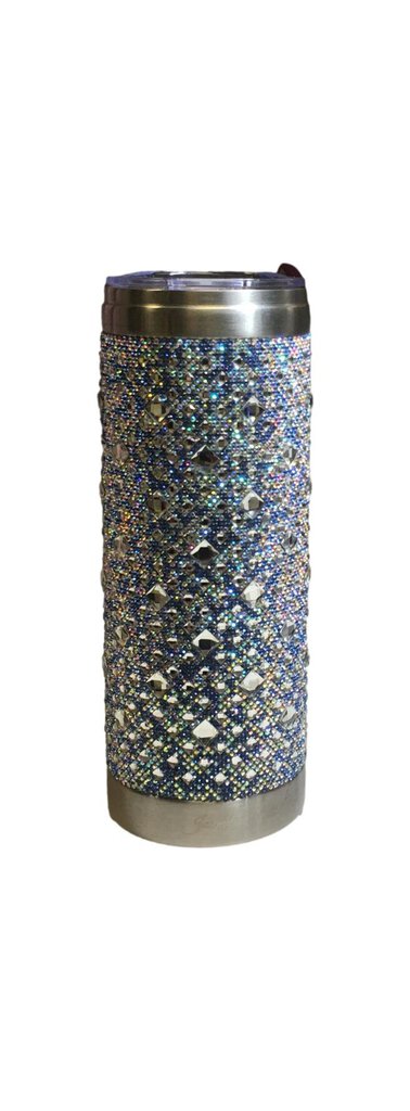 JACQUELINE KENT Diamonds in the Ruff Tumbler with Straw 7 Color Choices