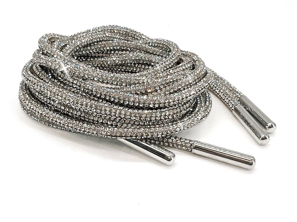JACQUELINE KENT Tie One On with Rhinestone Multipurpose Shoelace Cord Four Colors