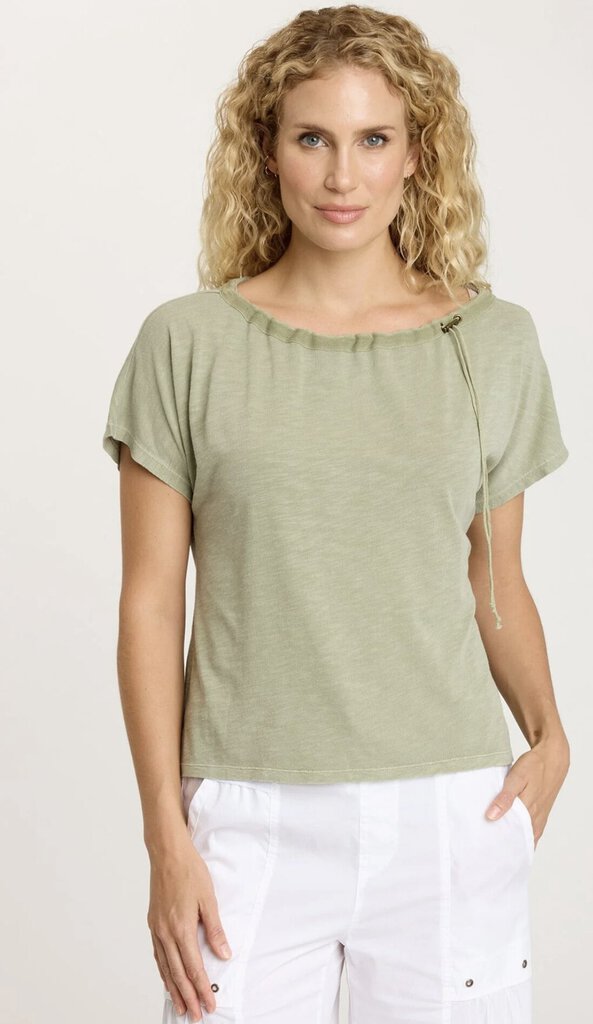XCVI Limescent Short Sleeve Top