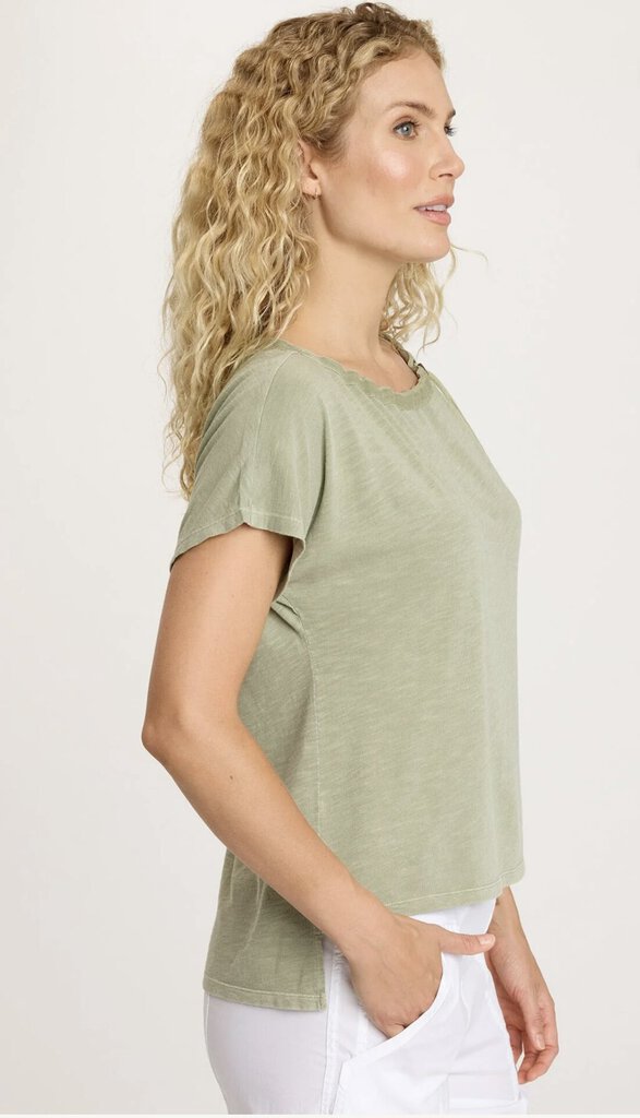 XCVI Limescent Short Sleeve Top