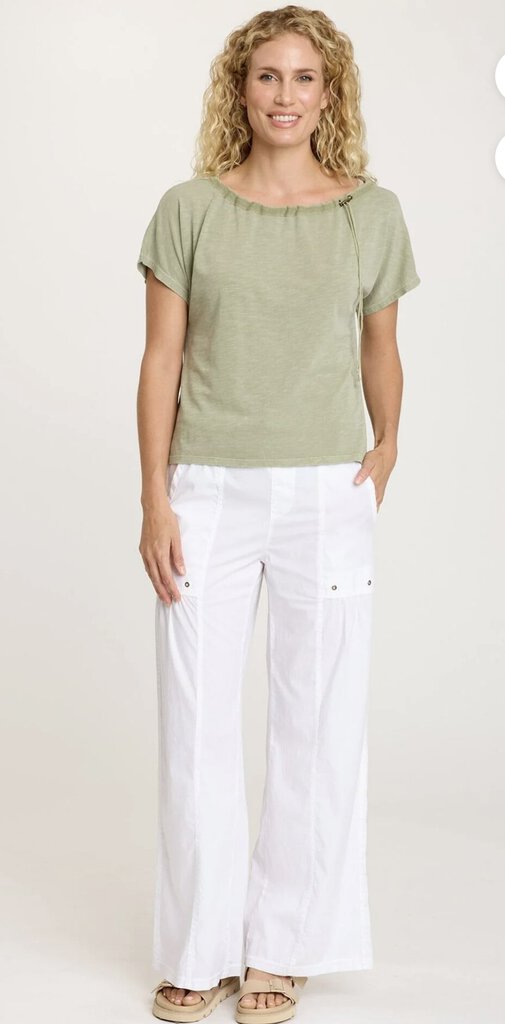 XCVI Limescent Short Sleeve Top