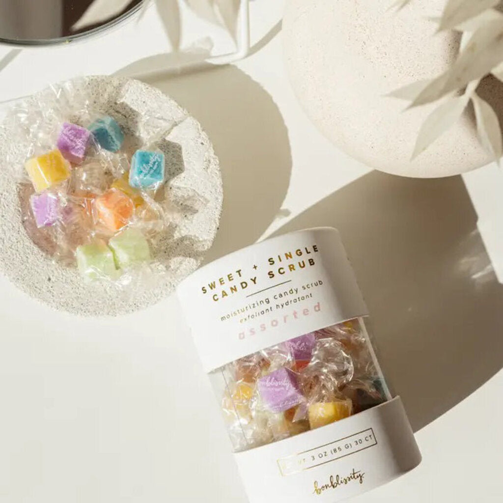 BONBLISSITY Assorted Sugar Cube Candy Scrub Made in the USA