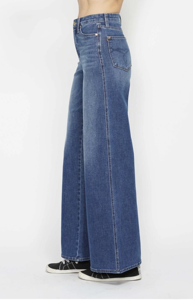 JUDY BLUE High Waist Tummy Control Retro Wide Leg Denim Jean