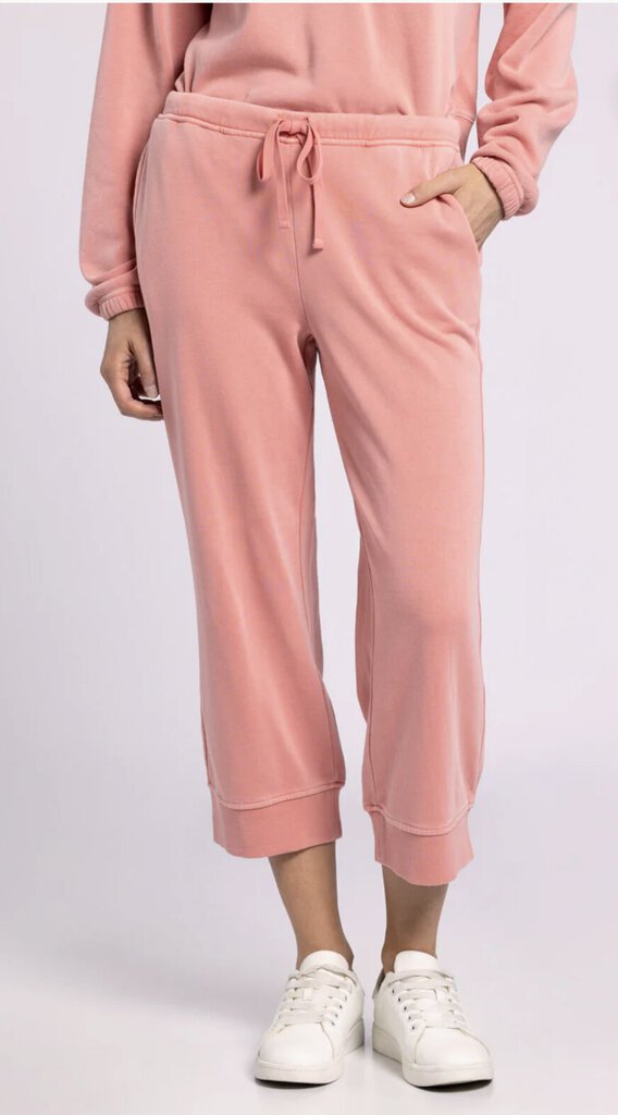 THREAD & SUPPLY Salmon Top and Banded Pant Lounge Set