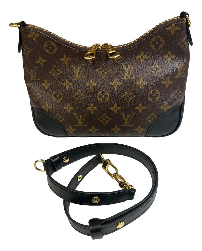 Louis Vuitton Boulogne Monogram NM Shoulder Crossbody Carry Bag