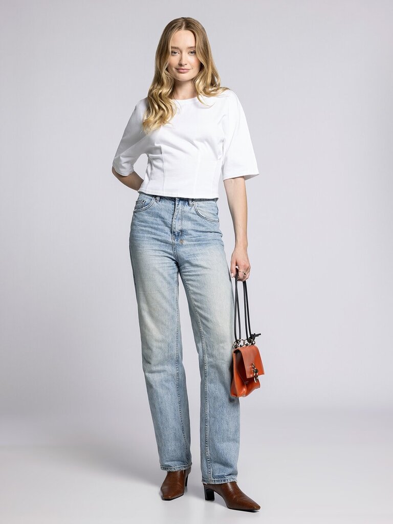 WEEKEND White Short Sleeve Cotton Top