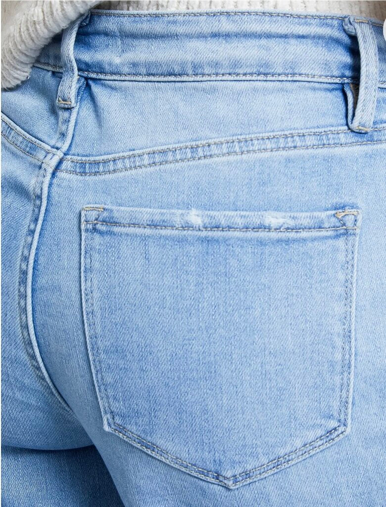 FLYING MONKEY High Rise Ultra Wide Leg Stretch Jean