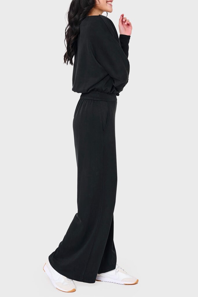 GIBSON Black Cloud Scuba Slouchy Everywhere Jumpsuit