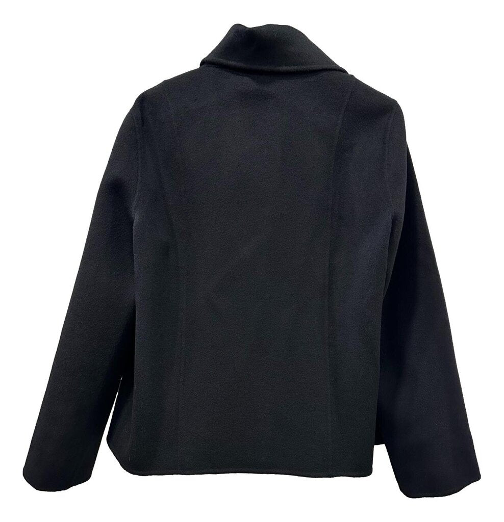TSE NWT Black Long Sleeve Cashmere Short Jacket Size Large