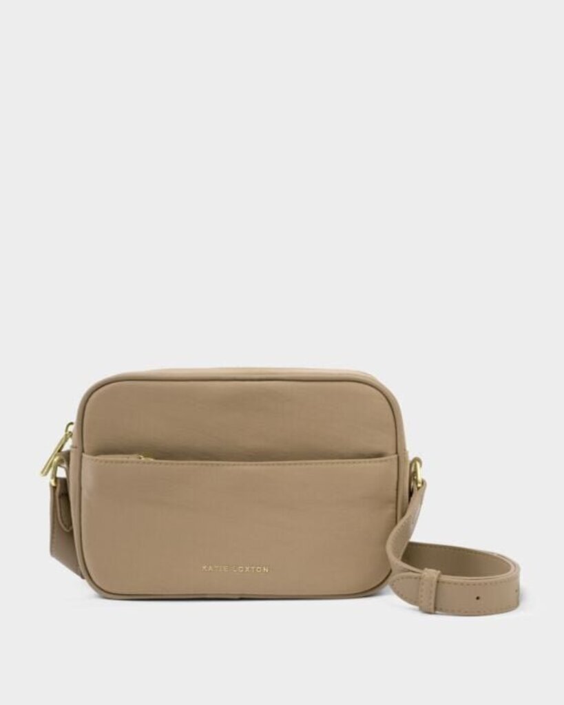 KATIE LOXTON Tan Nylon Lux Crossbody Bag