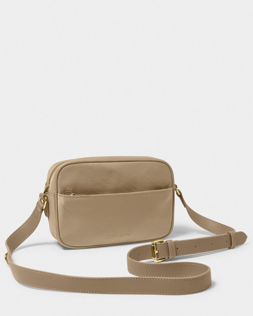KATIE LOXTON Tan Nylon Lux Crossbody Bag
