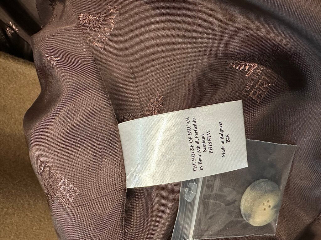 BRUAR Camel Cashmere Classic Wrap Coat NWT