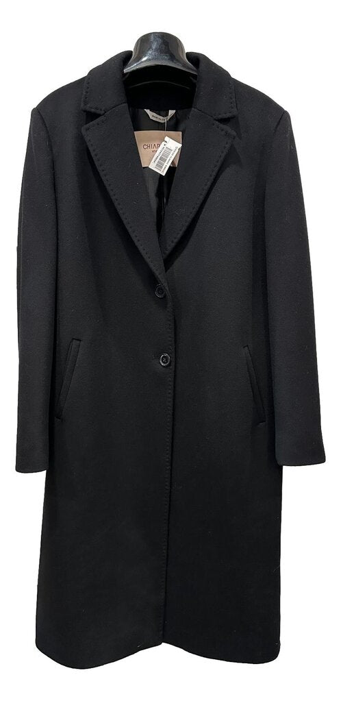 CHIARULLI Erica Mongolian Cashmere and Wool Coat Size L NWT