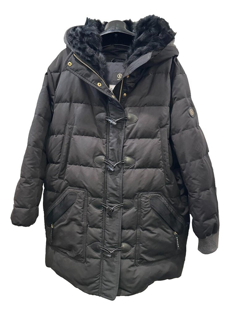 Gorsuch for Bogner Black Goose Down Coat Size Large NEW