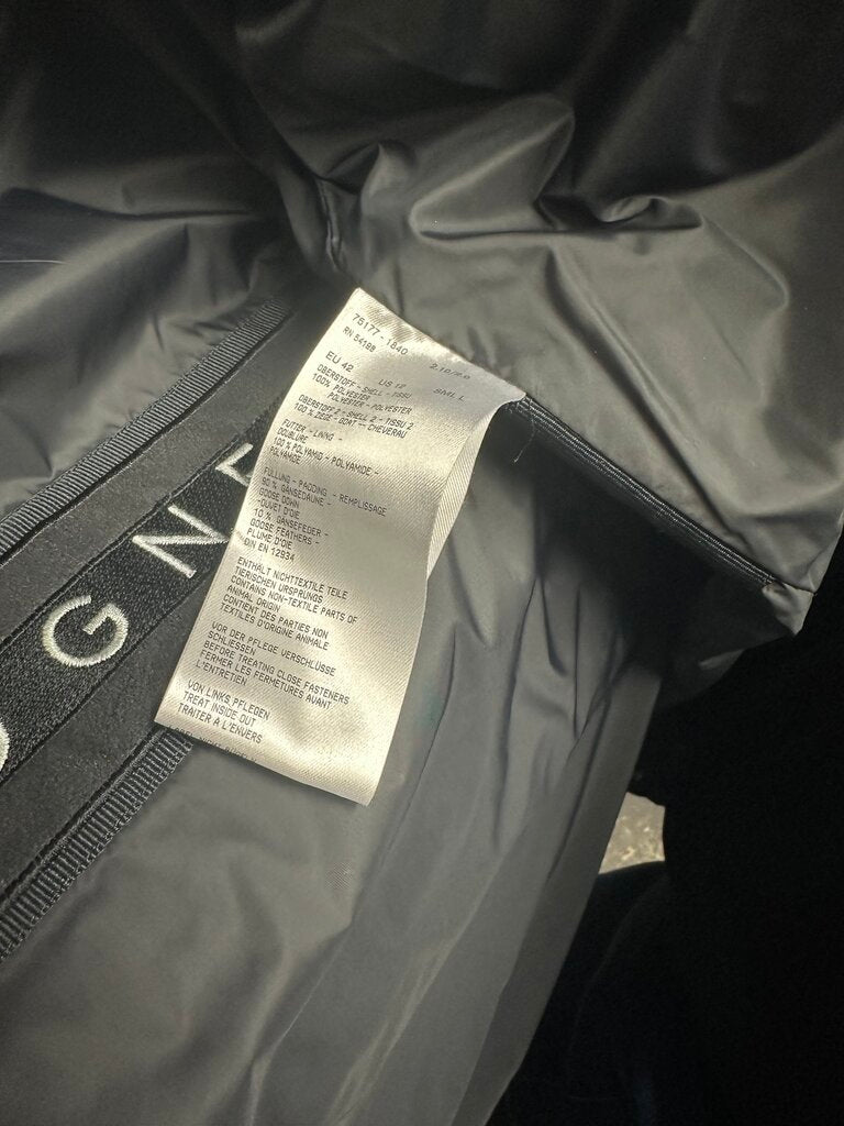 Gorsuch for Bogner Black Goose Down Coat Size Large NEW