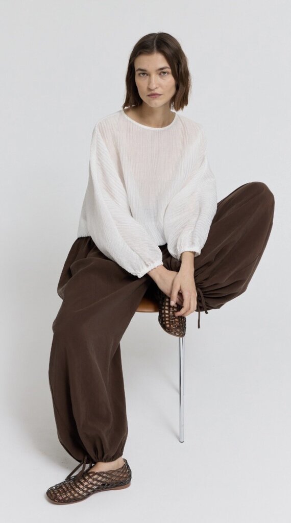 GRADE AND GATHER Chocolate Balloon Pants