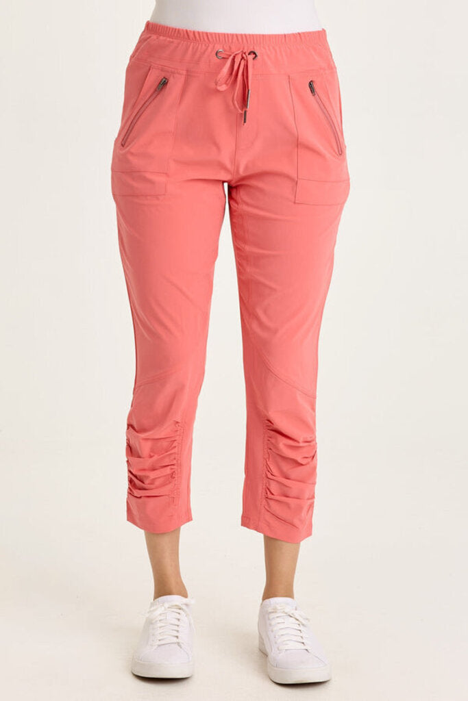 XCVI Coral Stretch Ruched Active Slim Pant