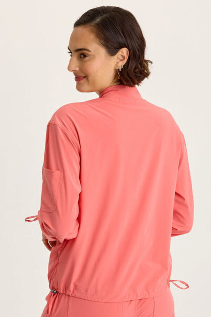 WEARABLES Coral 4-Way Stretch Bomber Jacket