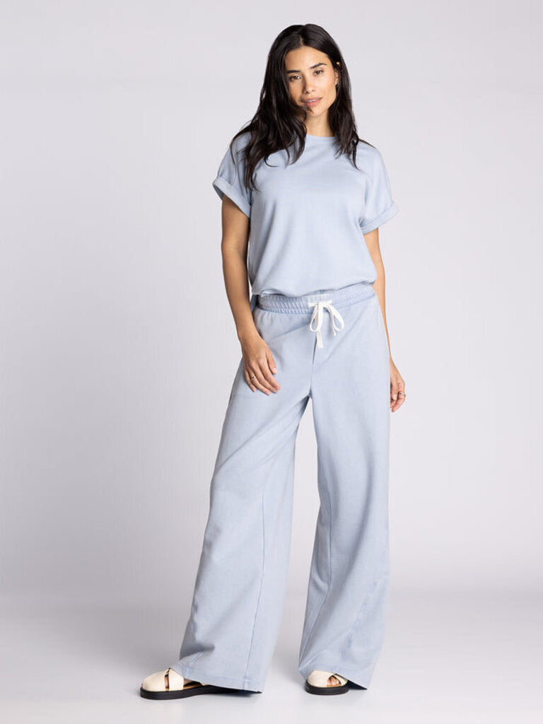 THREAD & SUPPLY Blue Light Wash Loungewear Pant and Top