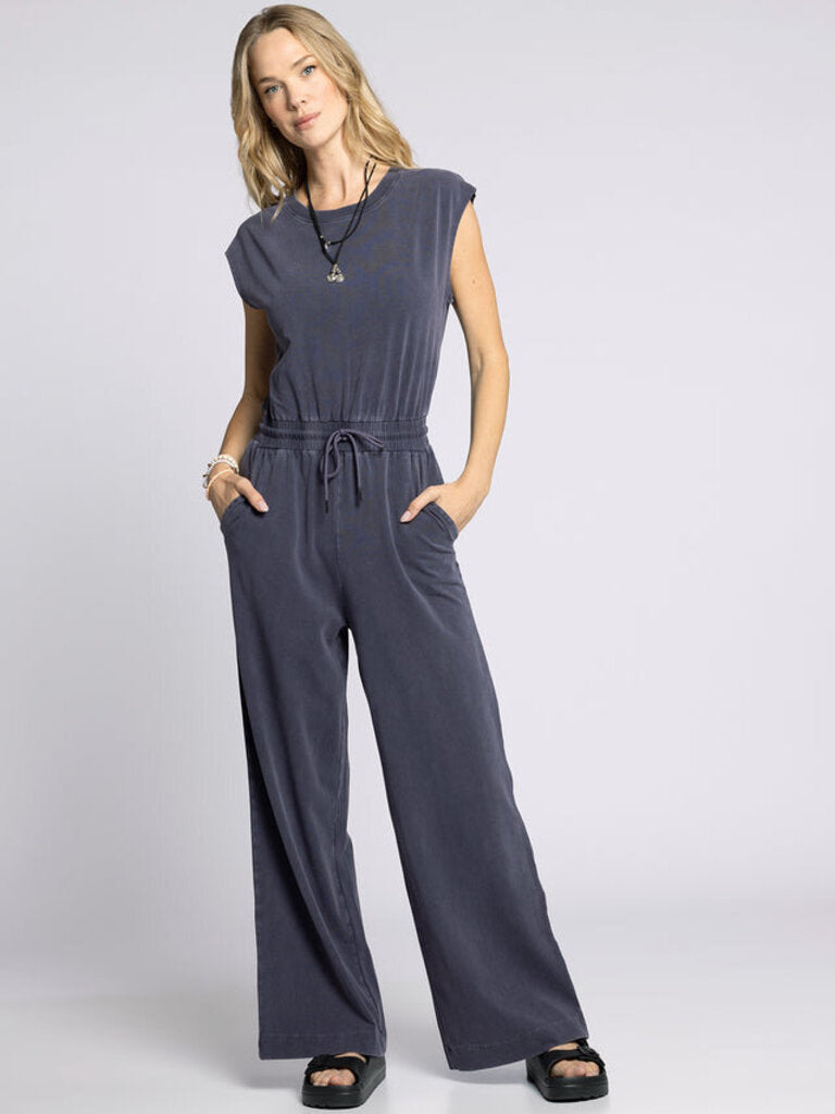 THREAD & SUPPLY Graphite Tie Waist Jumper