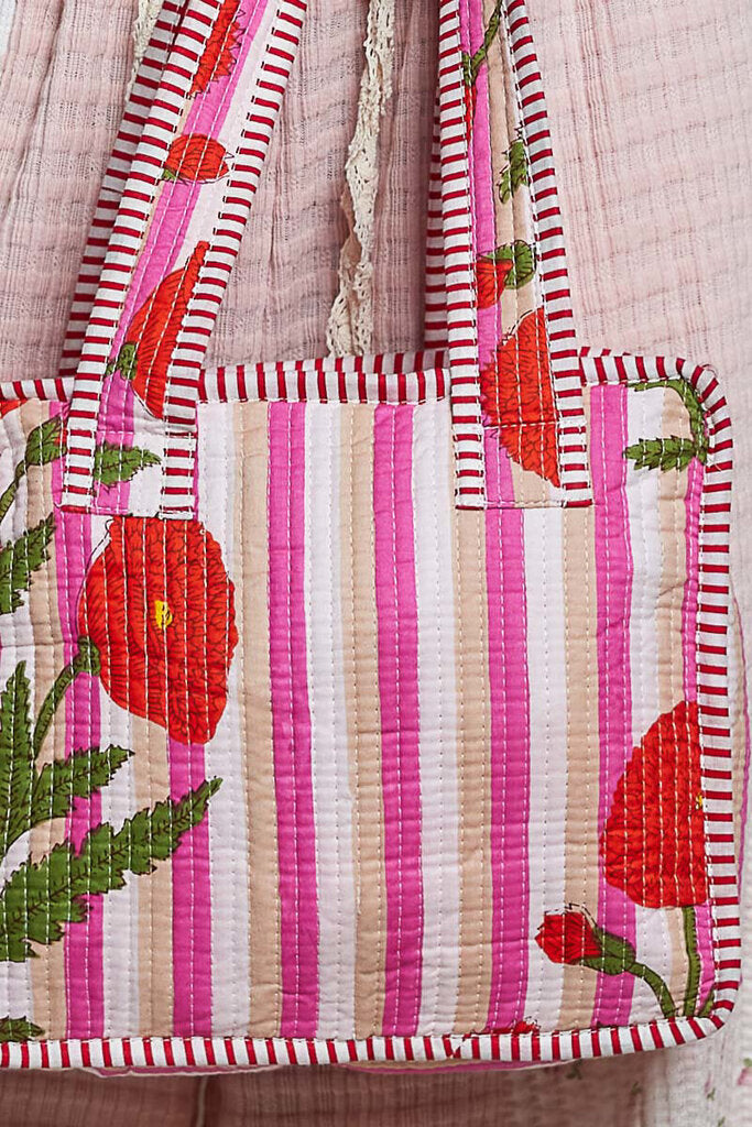 POL Mini Quilted Cotton Tote Bag