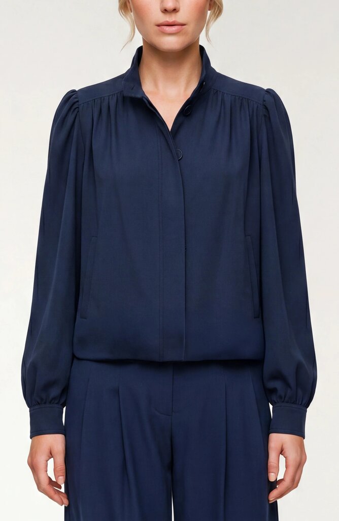 LIVERPOOL Oxford Navy Long Sleeve Jacket