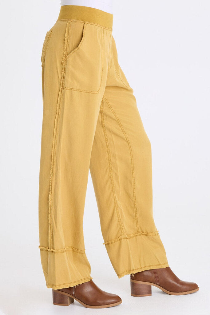 XCVI Radiance Pigment Gamal Soft Twill Wide-Leg Pant