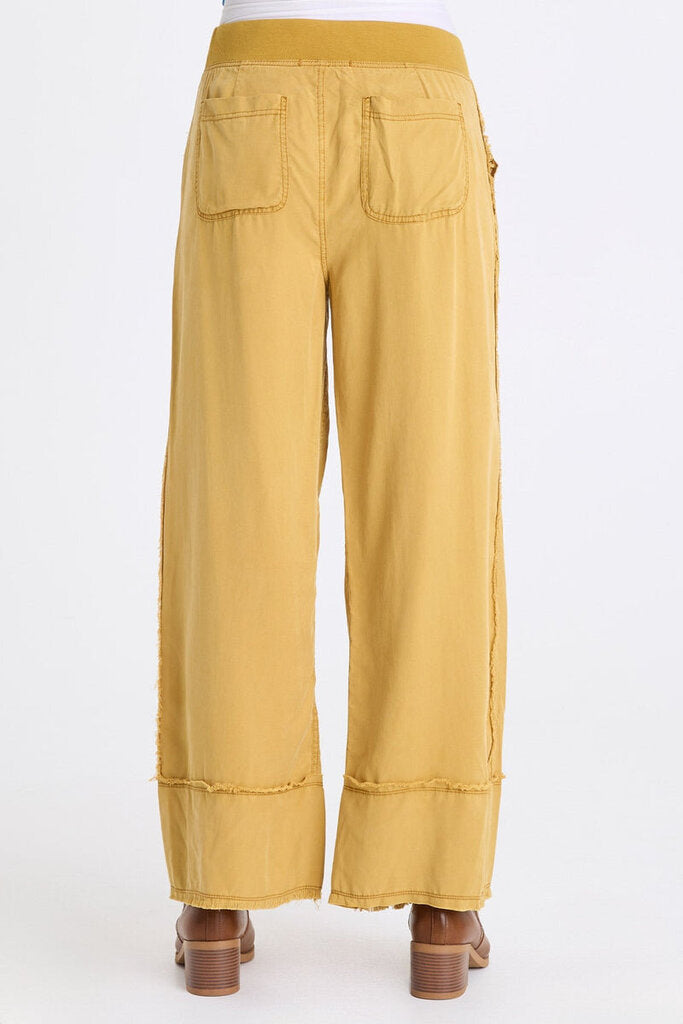 XCVI Radiance Pigment Gamal Soft Twill Wide-Leg Pant