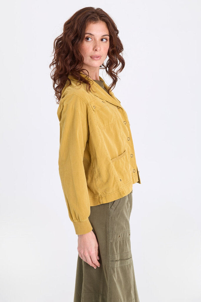 XCVI Radiance Pigment Marcellus Corduroy Trucker Jacket
