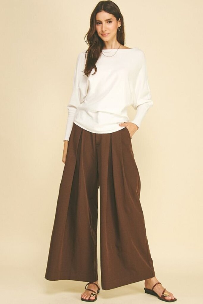PINCH Cream Boatneck Dolman Sleeve Sweater