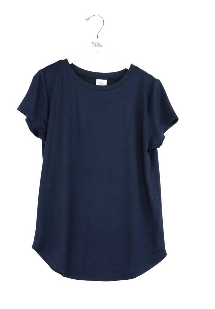 HELLO MELLO Navy Short Sleeve Dream Tee Lounge Top