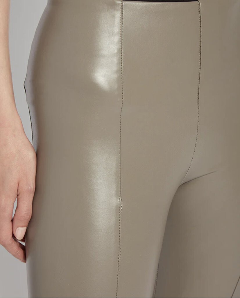 LYSSE Taupe Hi Waist Vegan Leather Legging