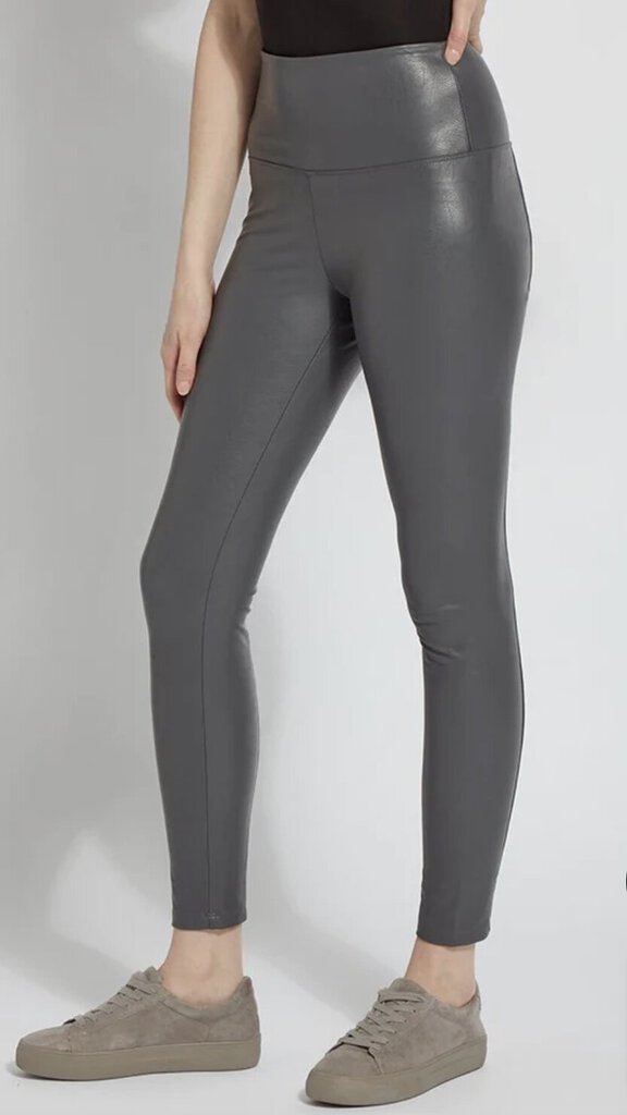 LYSSE Charcoal Textured Vegan Leather Legging