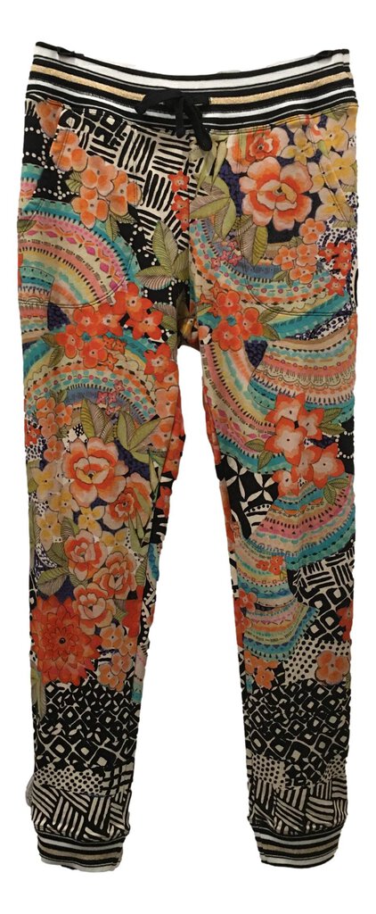 JOHNNY WAS Orange Mix Sunrise Modern Track Leisurewear Joggers