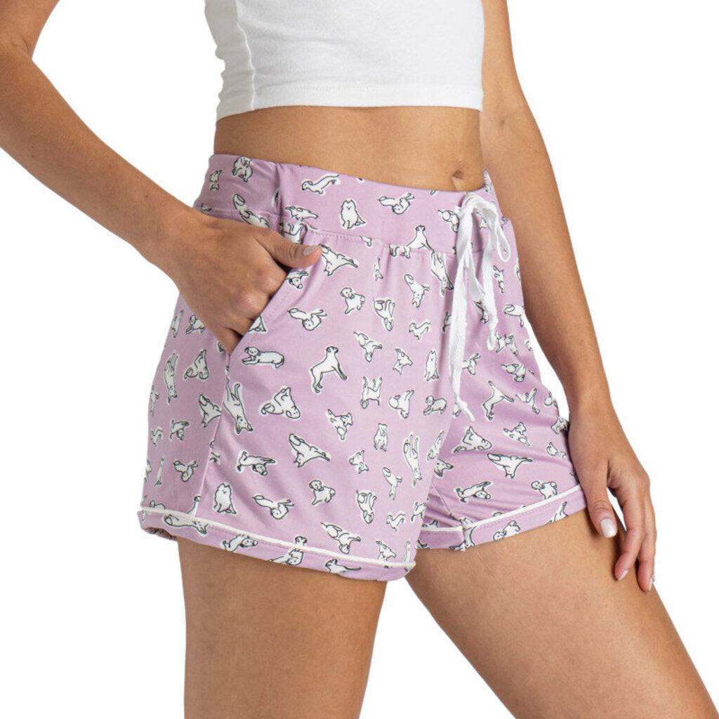 HELLO MELLO Pink Paw Short Loungewear