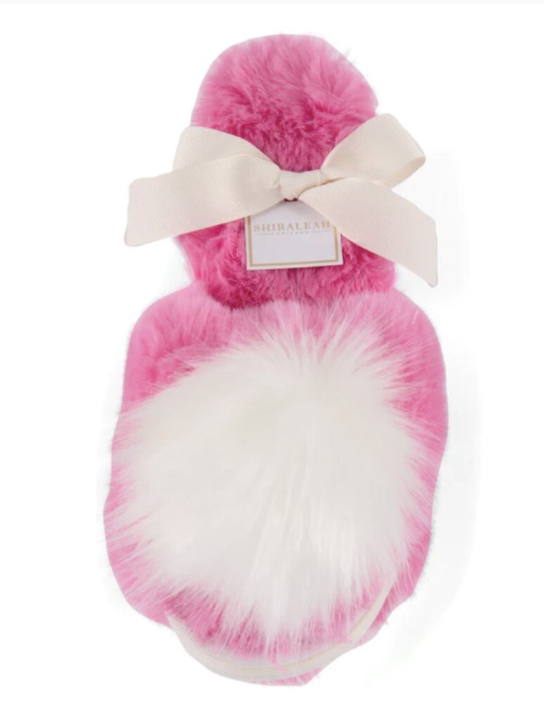 SHIRALEAH AMOR MAGENTA AND WHITE SLIPPER