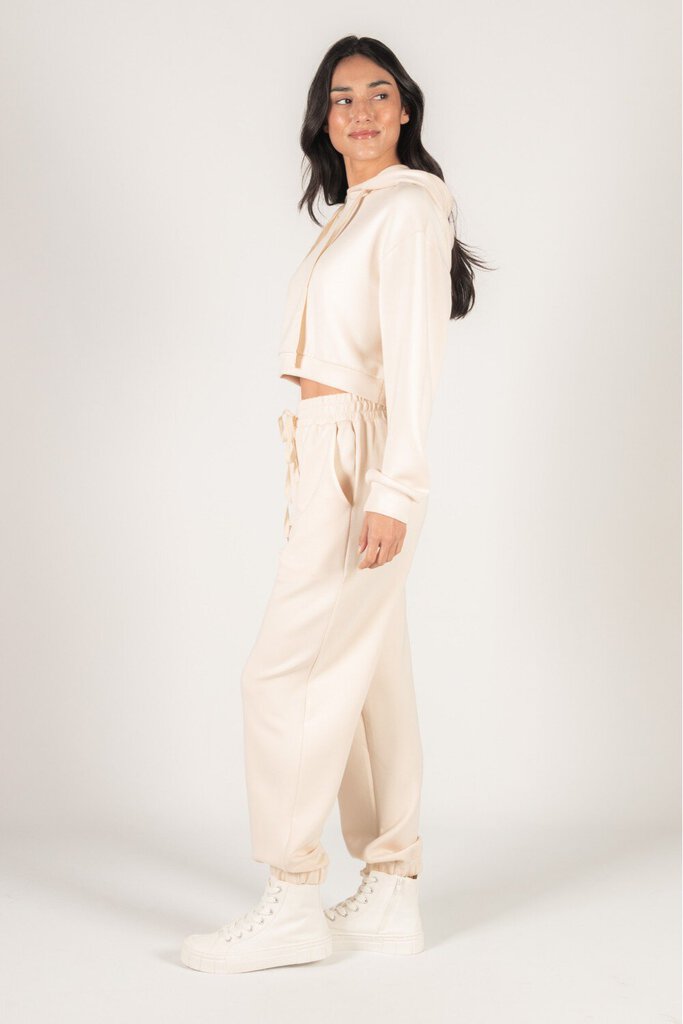 P CILL Eggshell Scuba Modal Jogger Pant