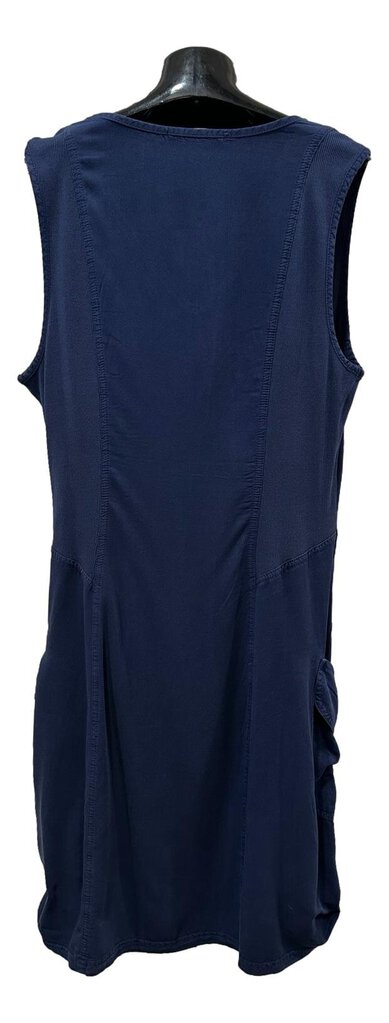 WEARABLES Sleeveless Navy Twill Cargo Pocket Dress