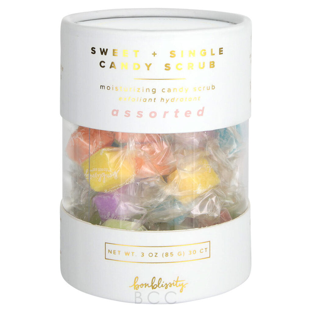 BONBLISSITY Assorted Sugar Cube Candy Scrub Made in the USA