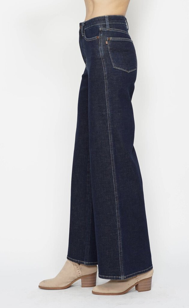 JUDY BLUE High Waist Dark Retro Wide Leg Jean