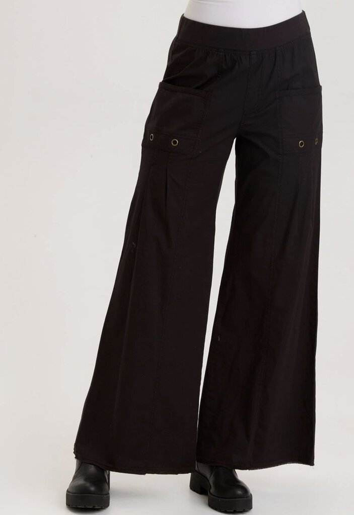 XCVI Black Wide Leg Royston Pant