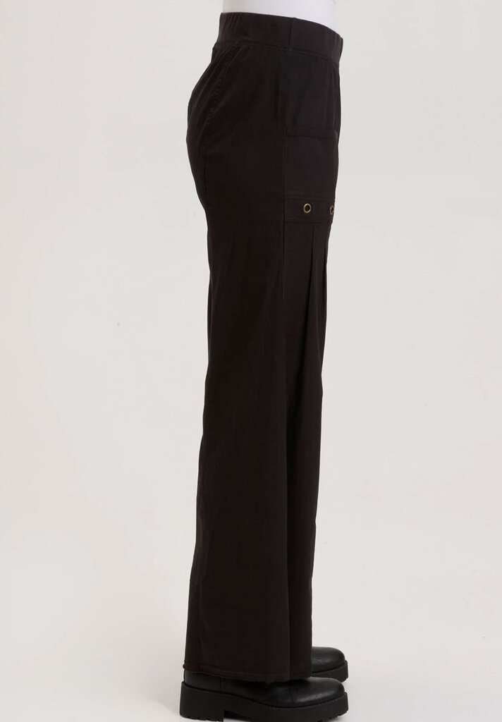 XCVI Black Wide Leg Royston Pant