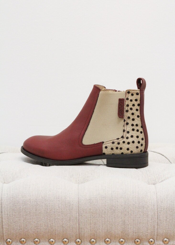 Soruka Vesta Ankle Burnt Maroon Booties