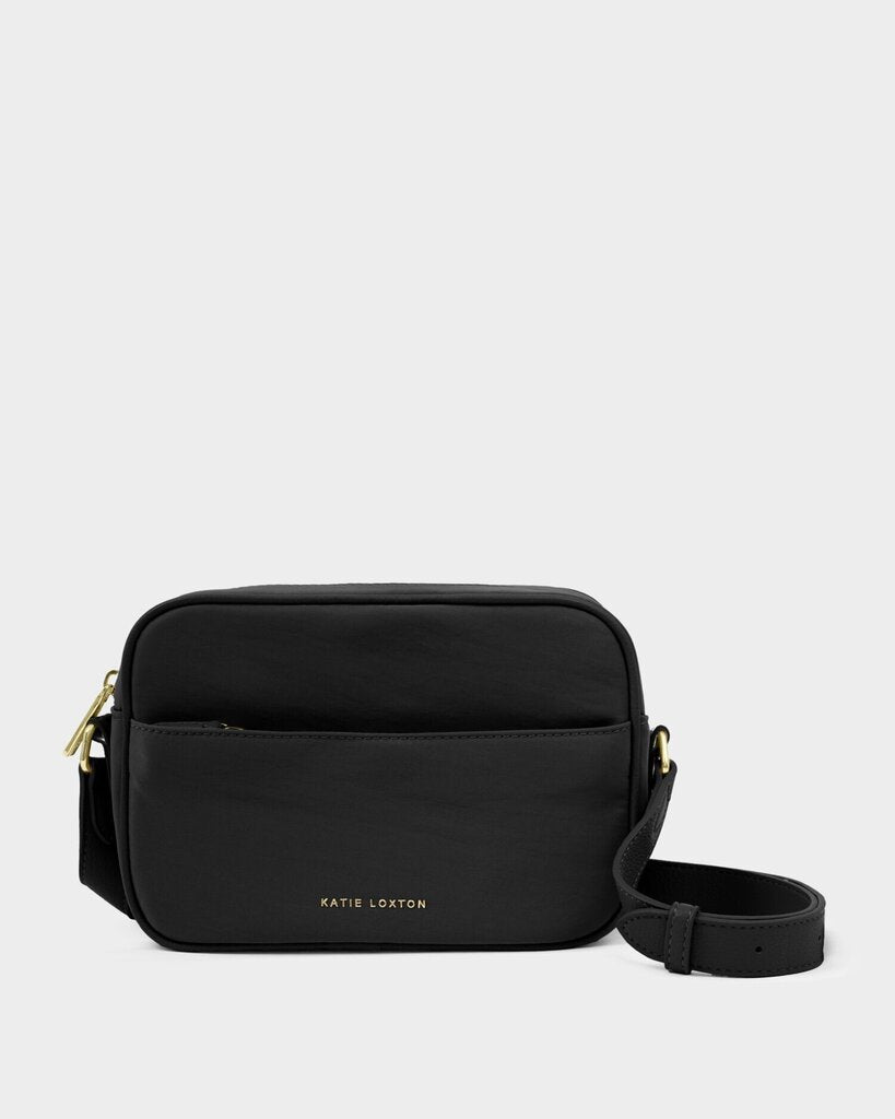 KATIE LOXTON Black Nylon Lux Crossbody Bag