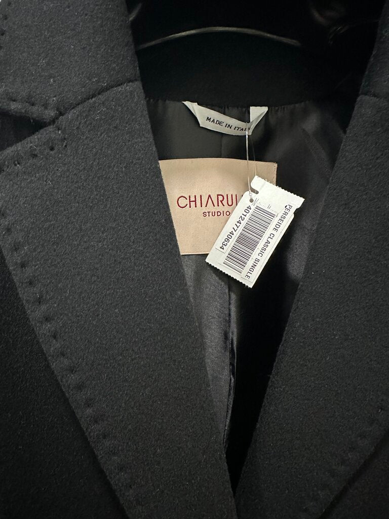 CHIARULLI Erica Mongolian Cashmere and Wool Coat Size L NWT