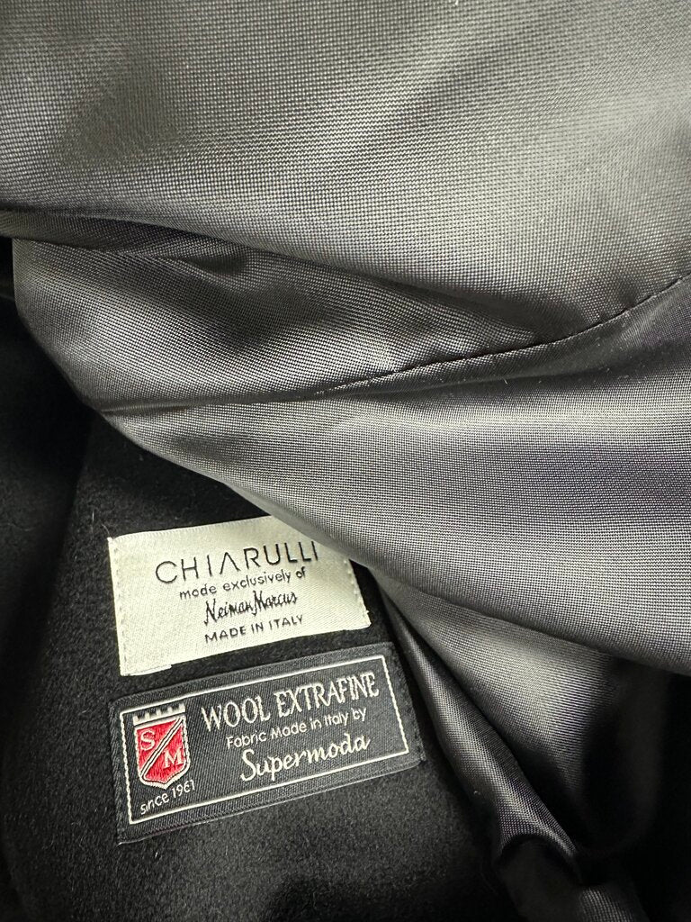 CHIARULLI Erica Mongolian Cashmere and Wool Coat Size L NWT