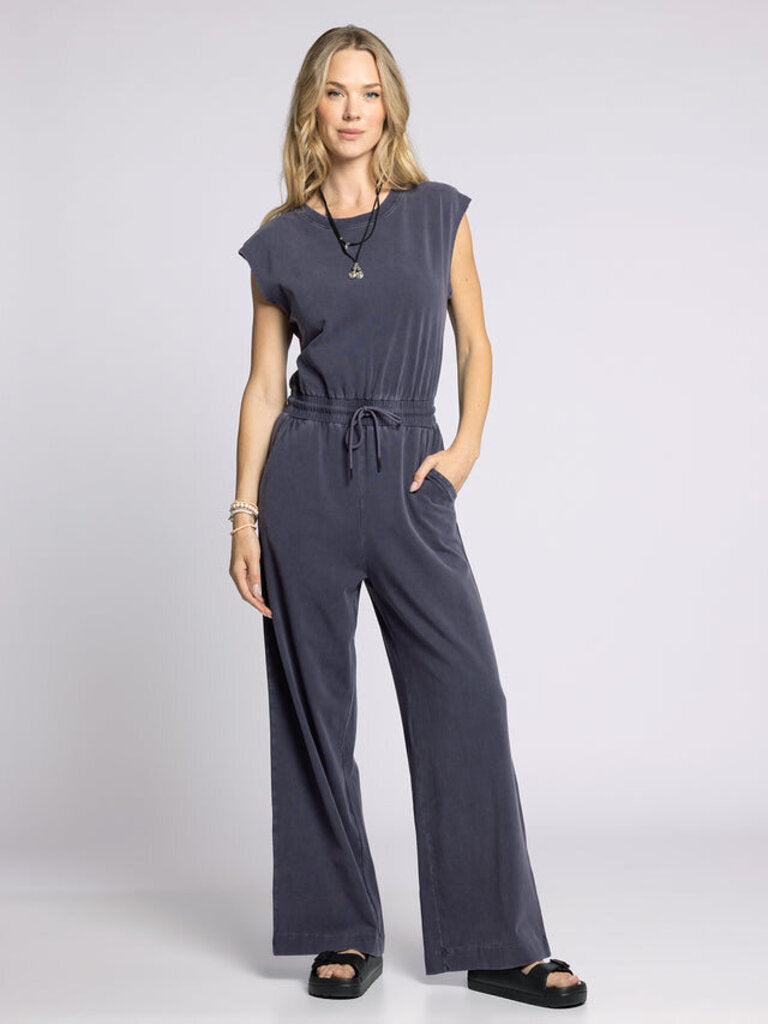 THREAD & SUPPLY Graphite Tie Waist Jumper