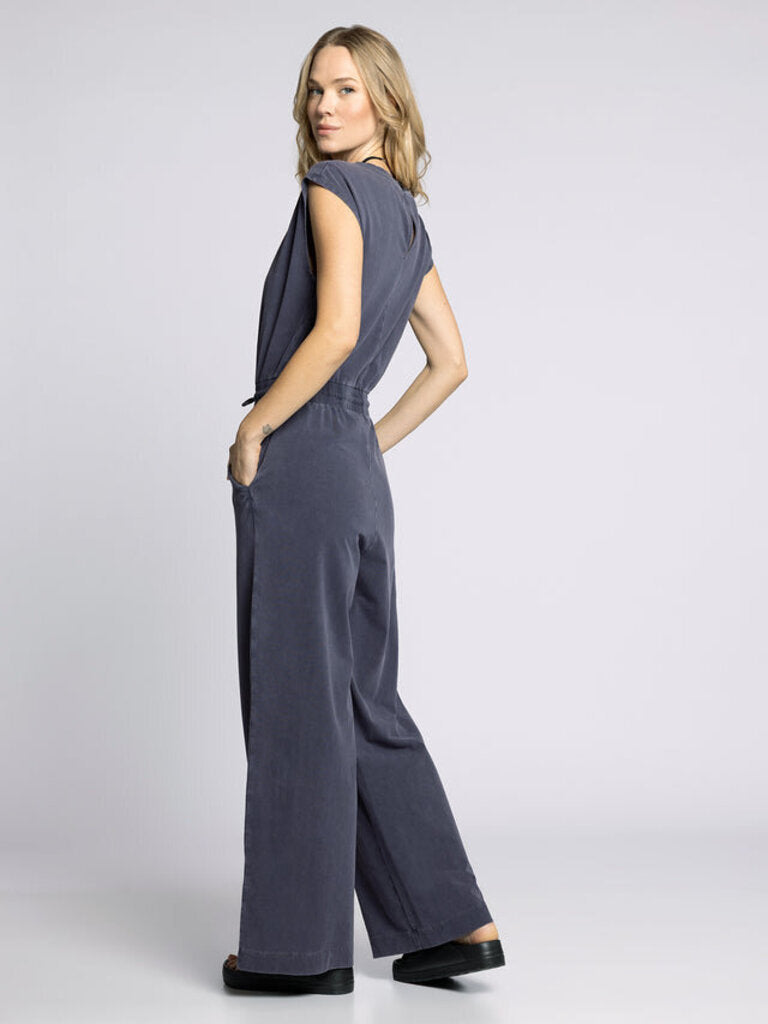 THREAD & SUPPLY Graphite Tie Waist Jumper