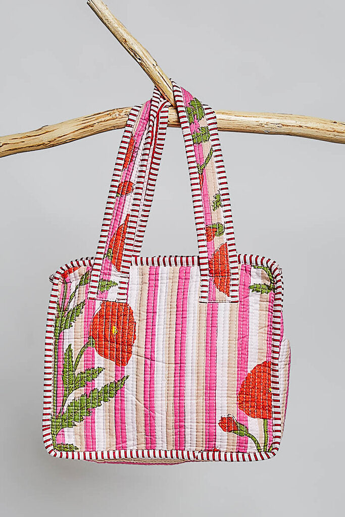 POL Mini Quilted Cotton Tote Bag