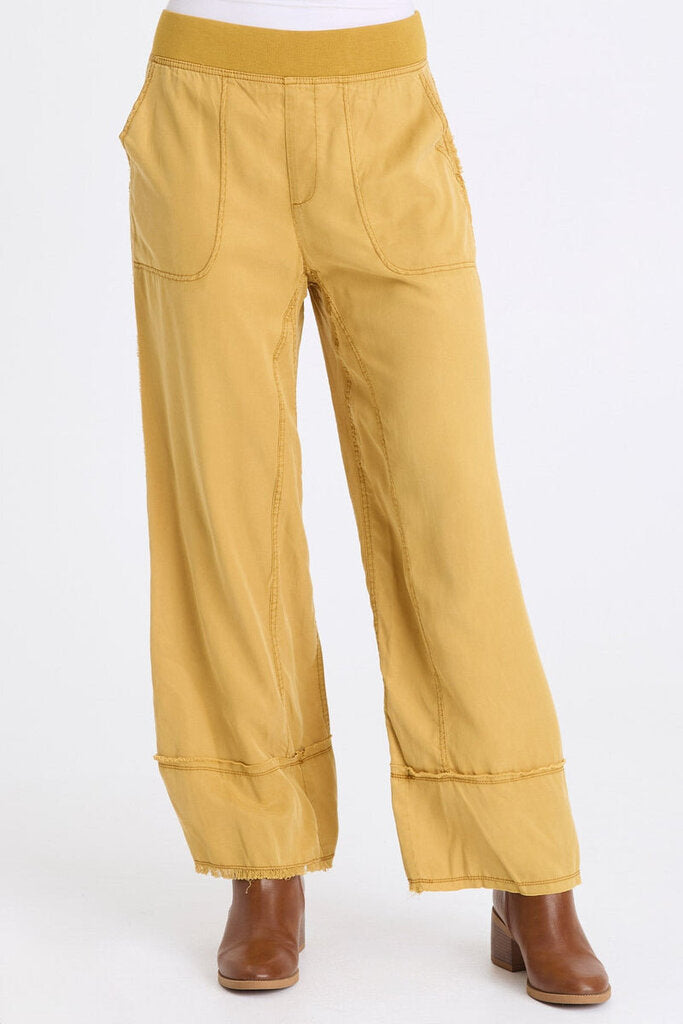 XCVI Radiance Pigment Gamal Soft Twill Wide-Leg Pant